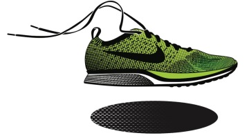 Nike Flyknit Racer – ilustrace